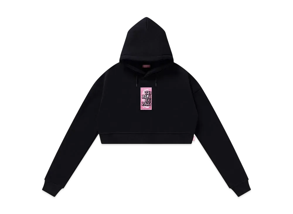 BlackEyePatch Hwc Label Embroidered Cropped Hoodie "Black"
