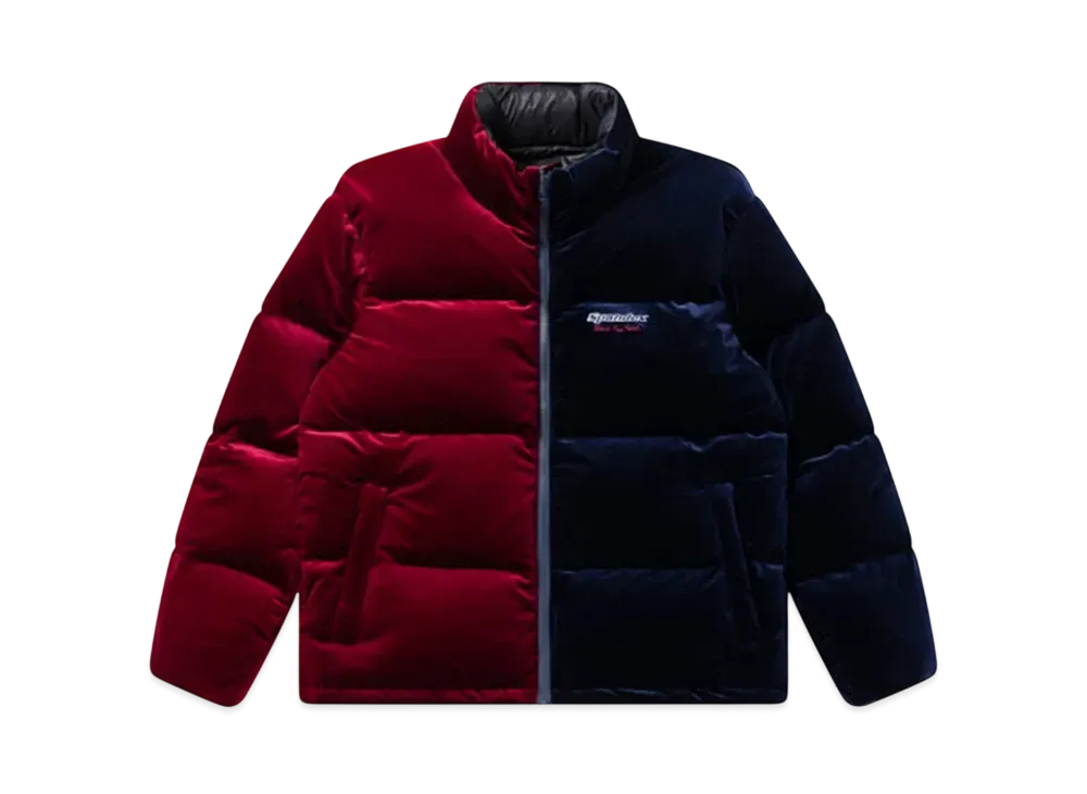 BlackEyePatch Spandex Logo 2 Tone Down Jacket "RedBlack"