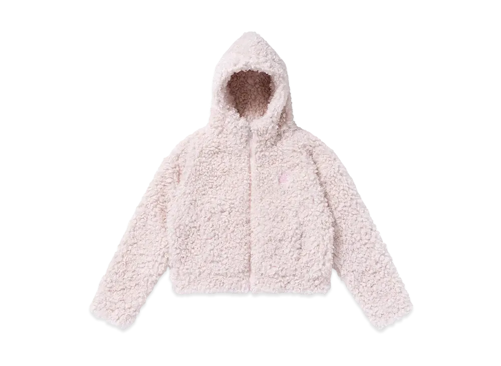 BlackEyePatch OG Label Boa Zip Hoodie "Light Pink"