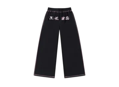 BlackEyePatch HWC Fur Patched Double Stitch Sweat Pants "Black"