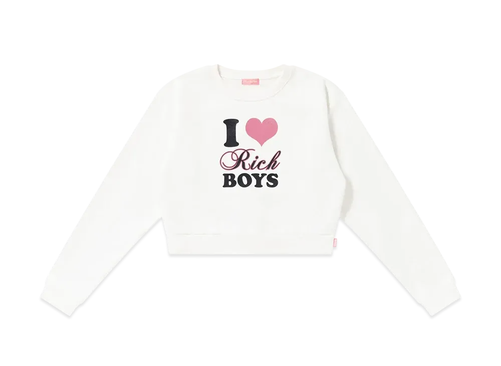 BlackEyePatch Rich Boys Crew Sweat "White"