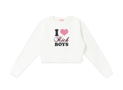 BlackEyePatch Rich Boys Crew Sweat "White"