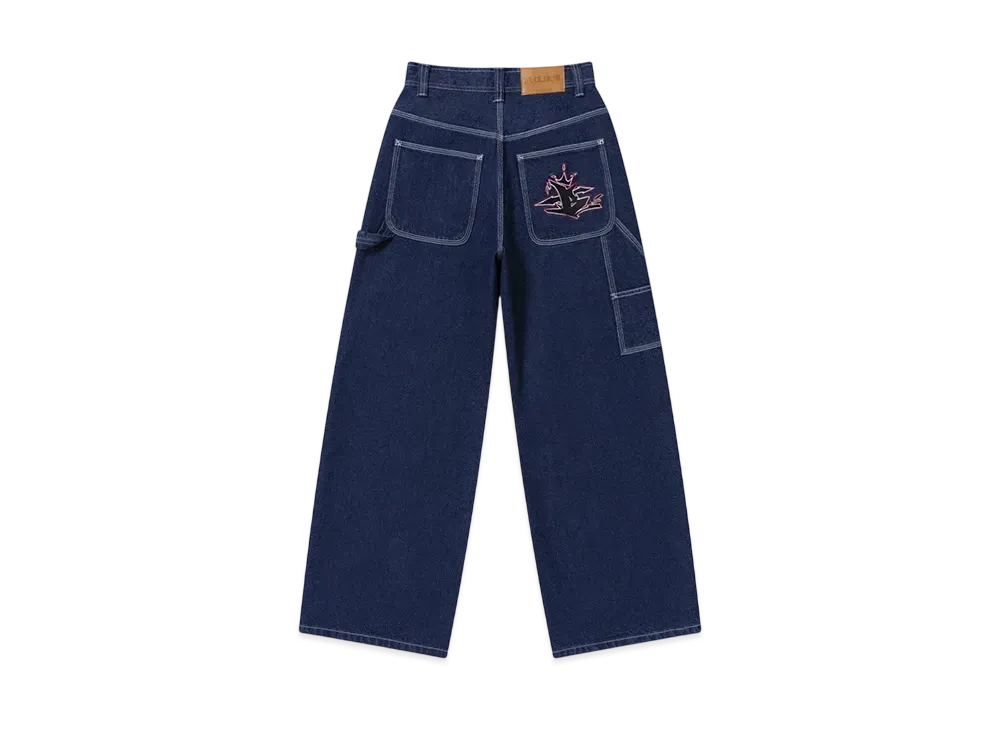BlackEyePatch Crowned B Painter Jeans "Indigo"