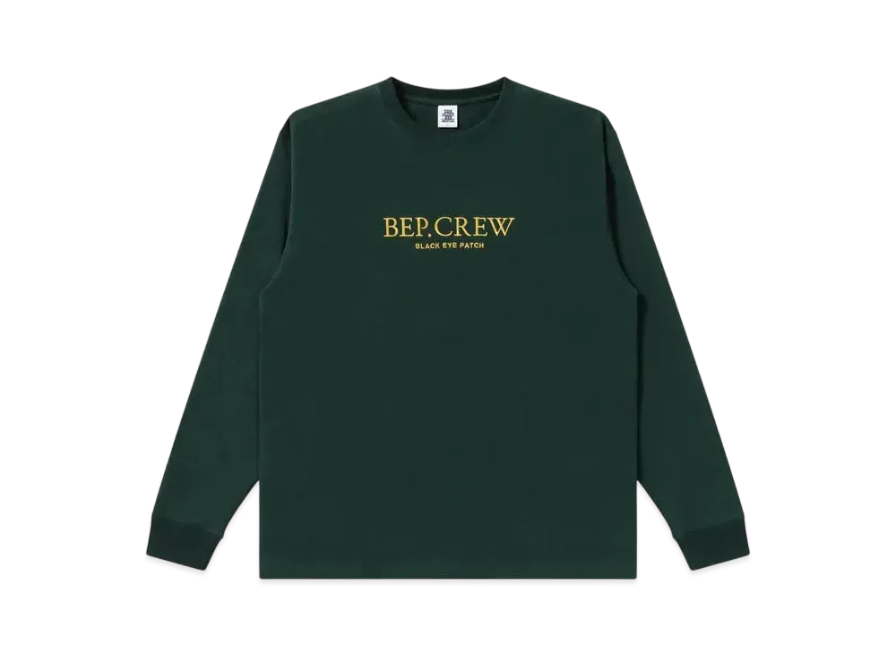 Blackeyepatch Bep Crew LOGo L/S Tee "Green"