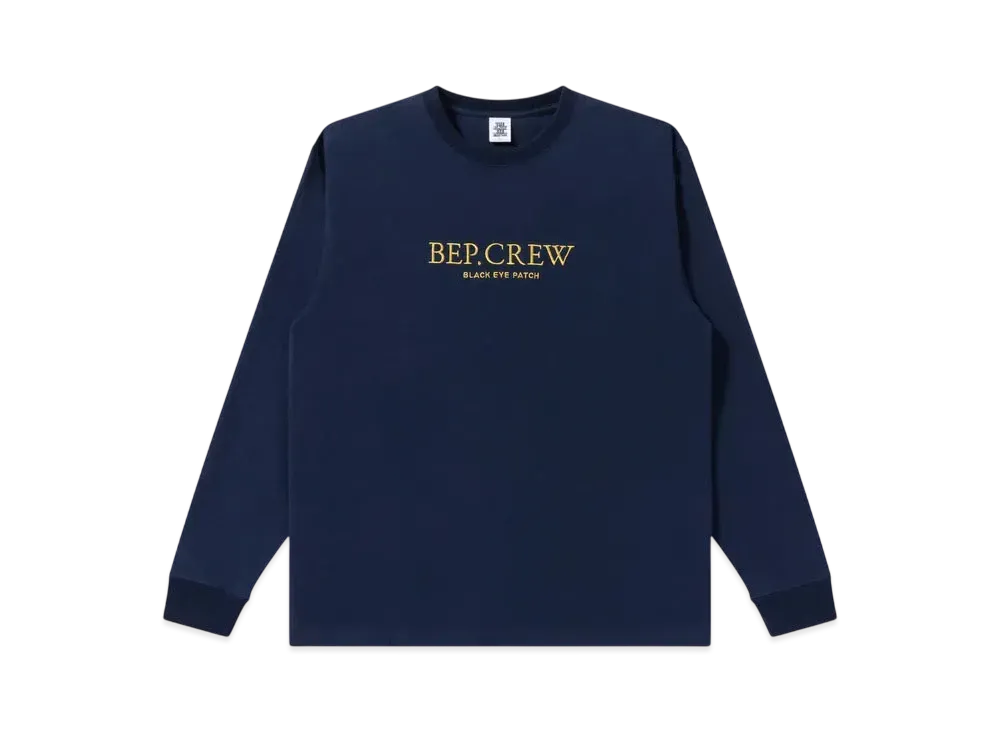Blackeyepatch Bep Crew LOGo L/S Tee "Navy"