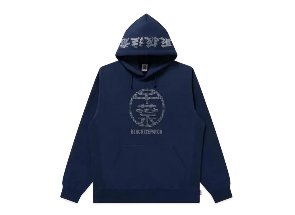 Blackeyepatch Yuki Chiba Star Rhinestone HWC Hoodie "Navy"