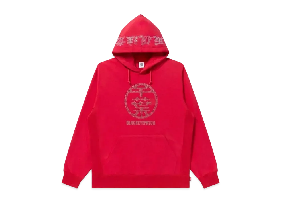 Blackeyepatch Yuki Chiba Star Rhinestone HWC Hoodie "Red"
