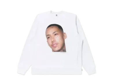 Blackeyepatch Yuki Chiba Star Rhinestone Crew Sweat "White"