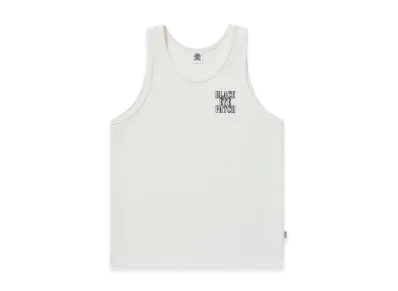 BlackEyePatch Stencil Logo Tank Top "White"