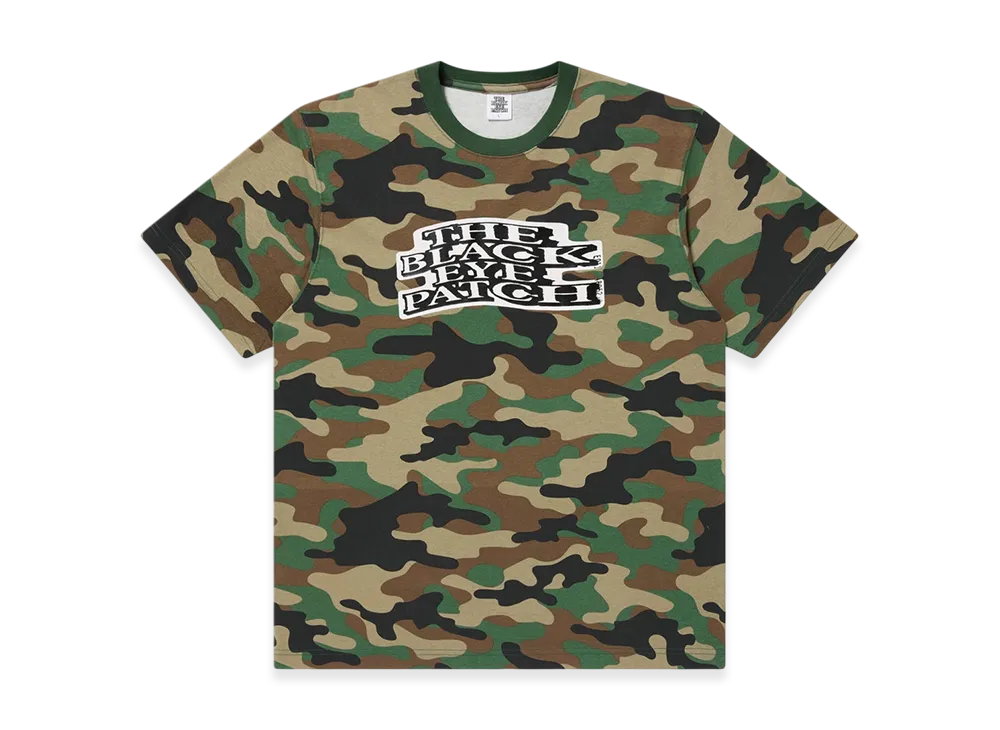 BlackEyePatch Wavy OG Label Tee "Woodland Camo"