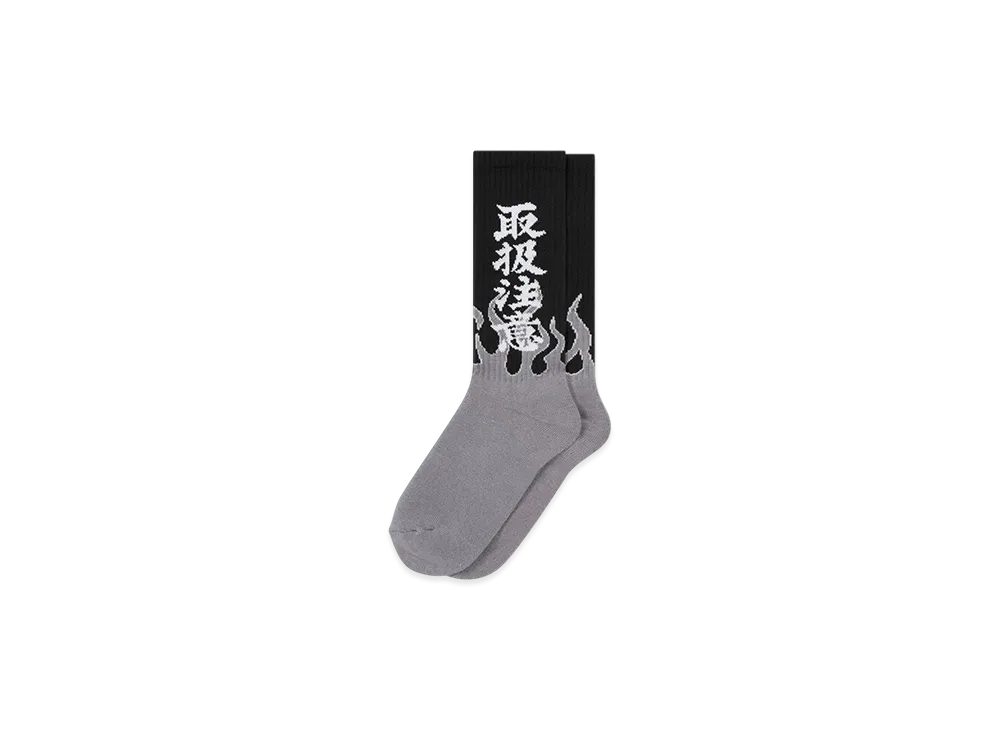 BlackEyePatch HWC Flames Socks "Black"