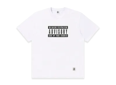 BlackEyePatch Advisory Label Tee "White"