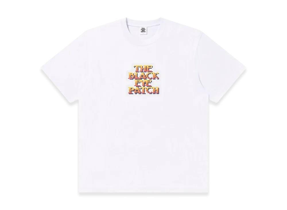 BlackEyePatch OG 8 Bit Logo Tee "White"