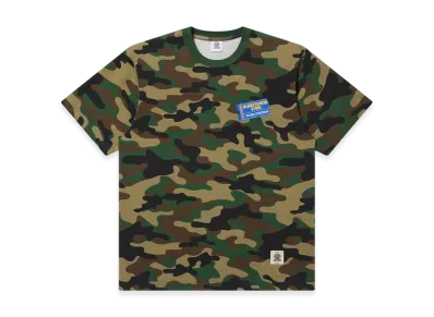 BlackEyePatch Rental Ticket Logo Tee "Woodland Camo"