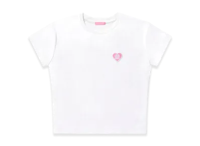 Blackeyepatch OG Heart Baby Tee "White"