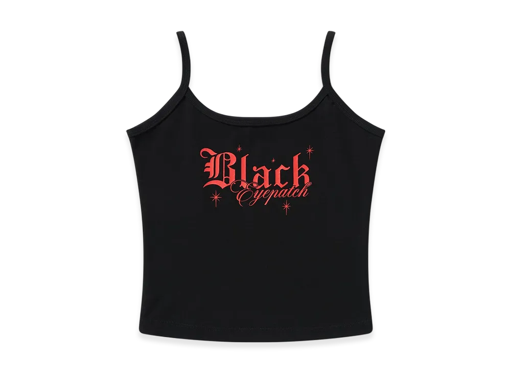 Blackeyepatch キャミソール 黒 セール】カップ付きホルターネックVラインシームレスブラトップ