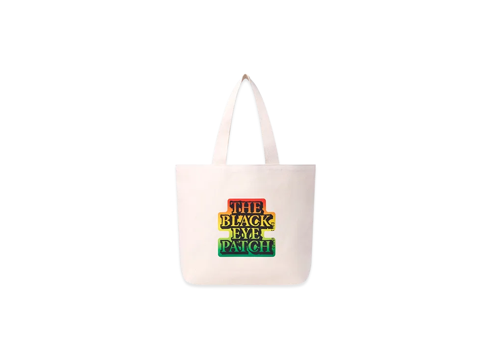 Blackeyepatch Rasta OG Tote Bag "Off White"