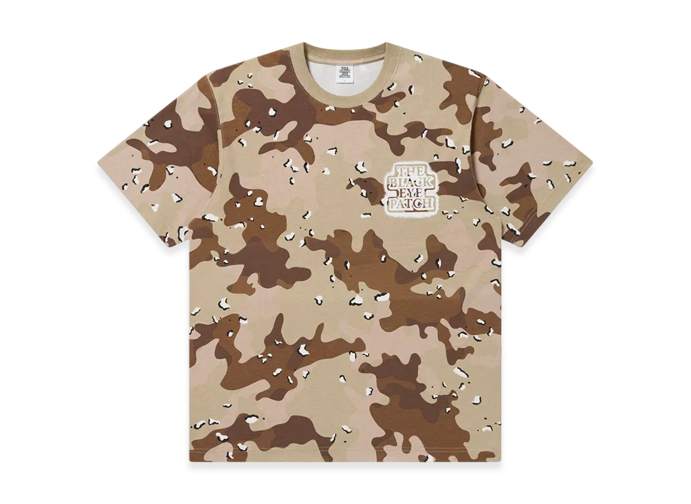 BlackEyePatch Sprayed OG Label Tee "Desert Camo"
