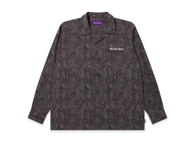 BlackEyePatch OE Logo Open Collared L/S Rayon Shirt "Multi"