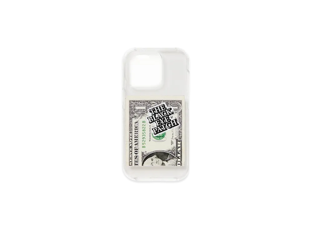 BlackEyePatch Dollar Bill Iphone Case (iPhone 14) "Clear"