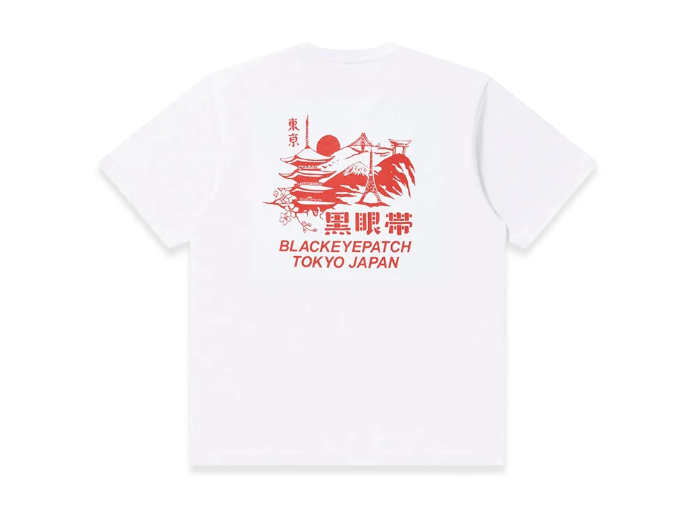 BlackEyePatch Kamon Tokyo Souvenir Tee "White"