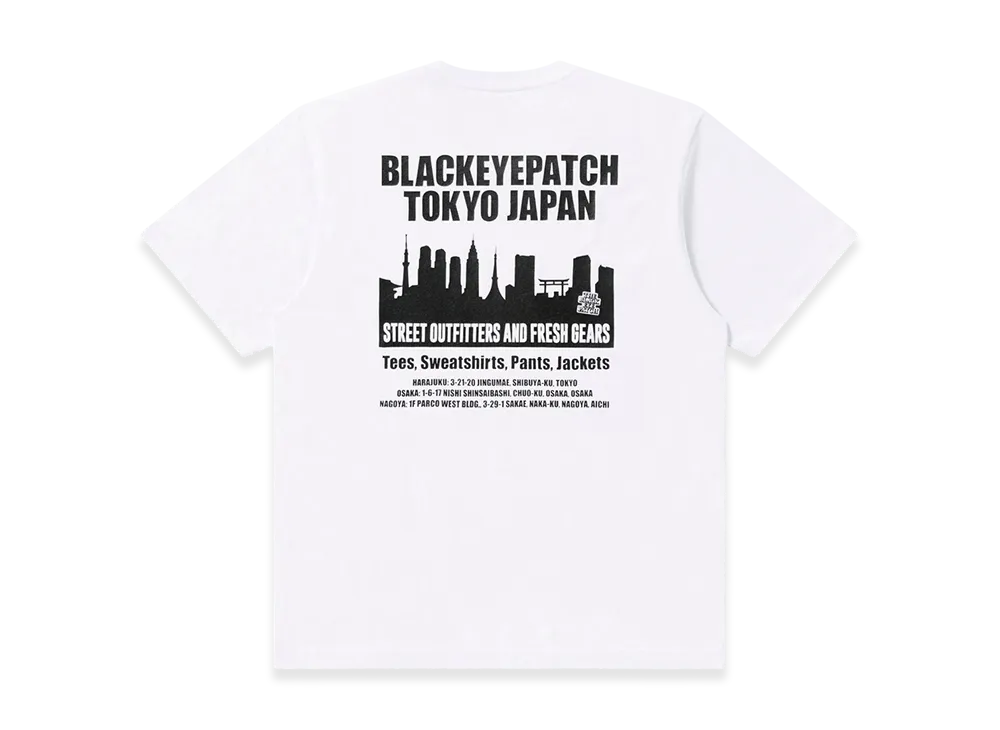 BlackEyePatch Small OG Tokyo City Tee "White"