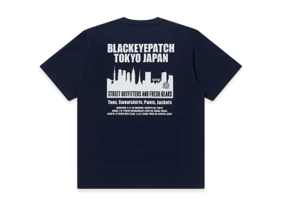 BlackEyePatch Small OG Tokyo City Tee "Navy"