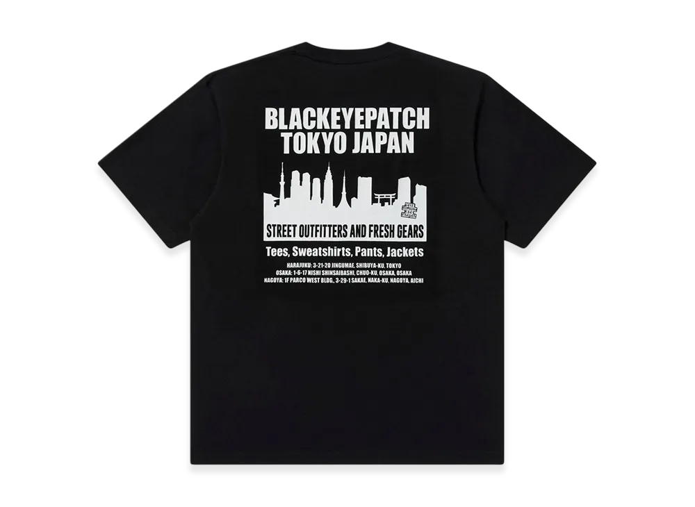 BlackEyePatch Small OG Tokyo City Tee "Black"