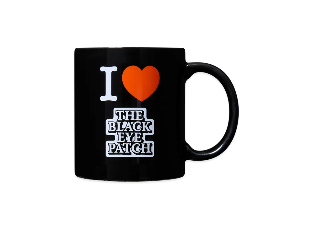 BlackEyePatch I Love BEP Mug "Black"