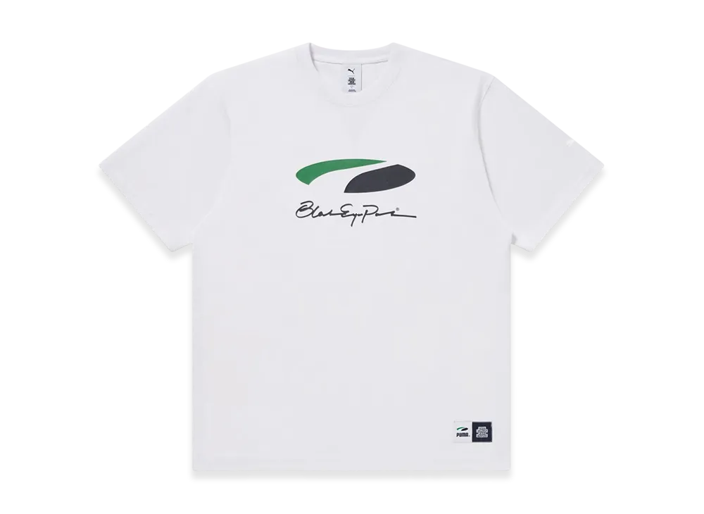 BlackEyePatch x PUMA Bep Autographed Puma Oval Logo Tee "White"