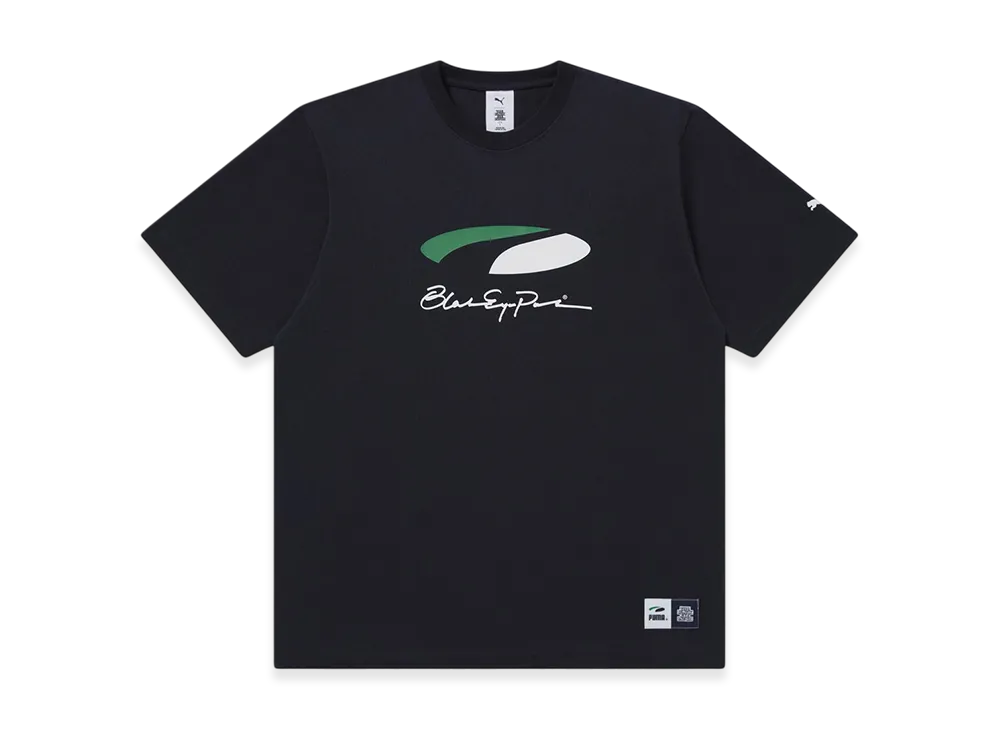BlackEyePatch x PUMA Bep Autographed Puma Oval Logo Tee "Navy"