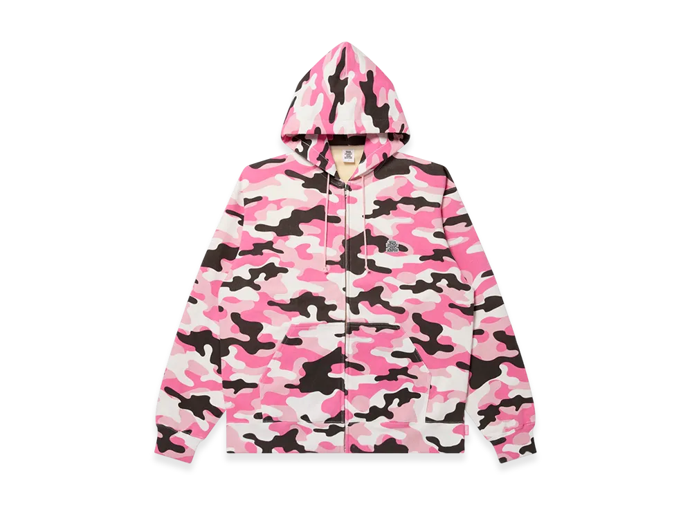 BlackEyePatch Small OG Camo Zip Hoodie "Pink Camo"