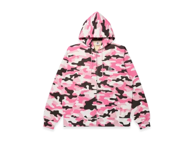 BlackEyePatch Small OG Camo Zip Hoodie "Pink Camo"
