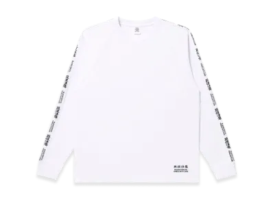 BlackEyePatch Kanji Taped L/S Tee "White"