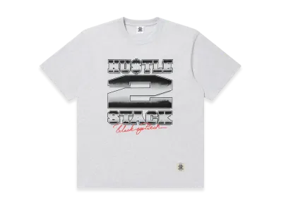BlackEyePatch Hustle 2 Stack Tee "Ash"