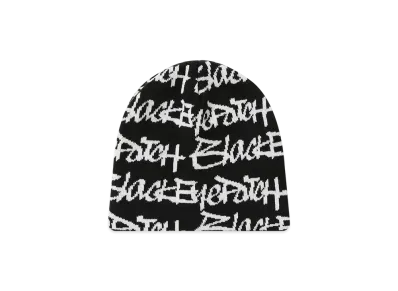 BlackEyePatch Fasthand Script Beanie "Black"