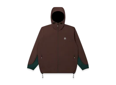 BlackEyePatch Small OG Label Nylon Track Jacket "Brown"