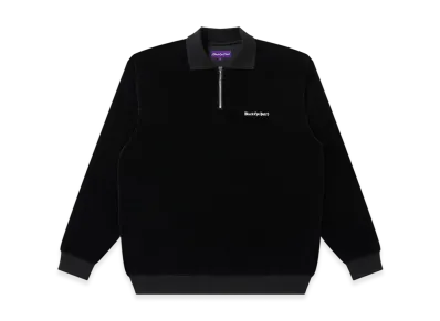 BlackEyePatch OE Logo Half Zip Velour Shirt "Black"