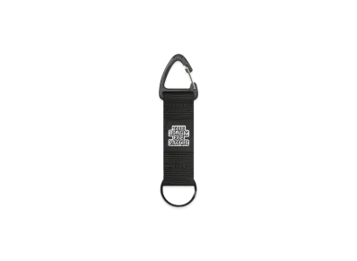 BlackEyePatch OG Label Webbing Keyring "Black"