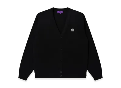 BlackEyePatch Small OG Label Cardigan "Black"