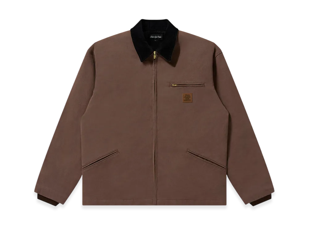 BlackEyePatch Leather Patched Duck Jacket "Brown"