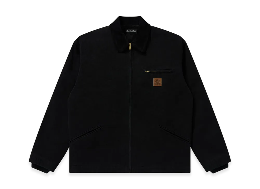 BlackEyePatch Leather Patched Duck Jacket "Black"