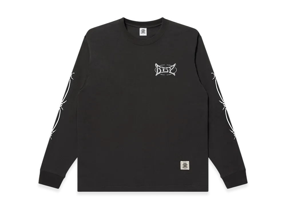 BlackEyePatch Wired Rider Logo L/S Tee "Charcoal"