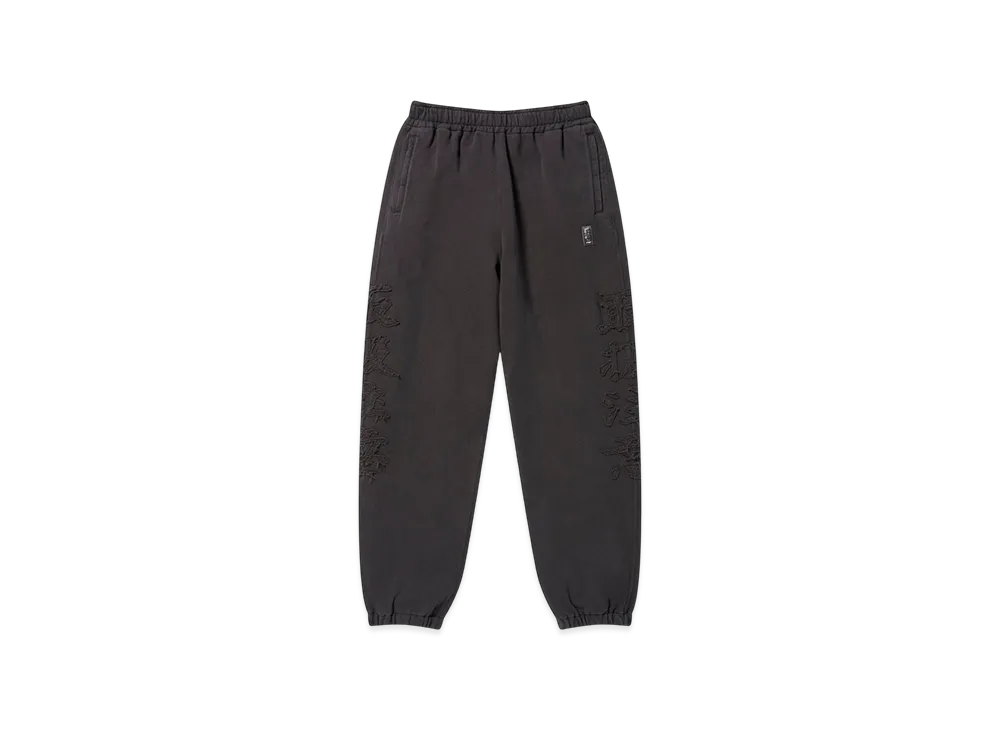 BlackEyePatch HWC Embroidered Pigment Dyed Sweat Pants "Charcoal"