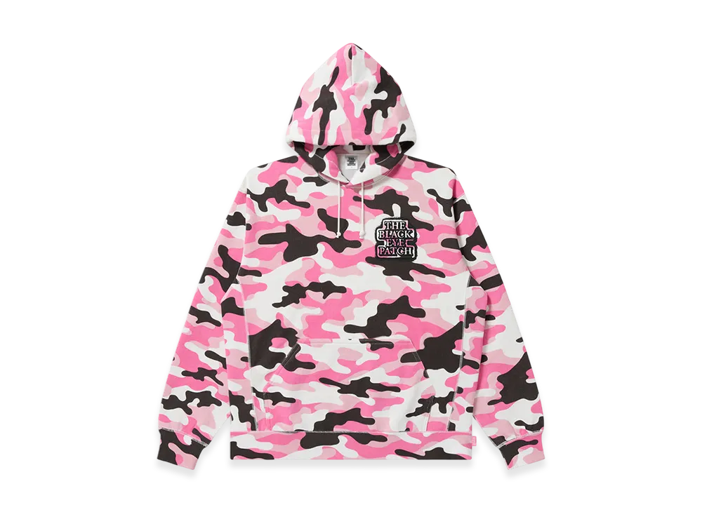 BlackEyePatch Sprayed OG Label Hoodie "Pink Camo"