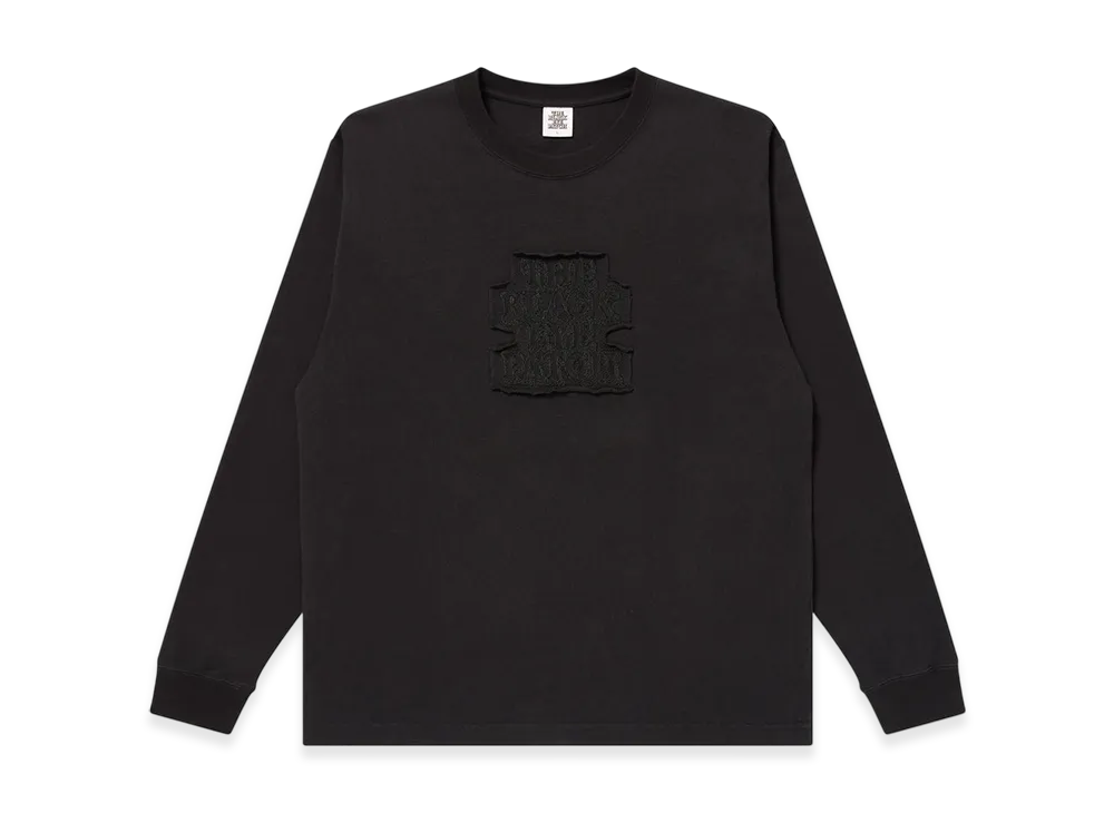 BlackEyePatch Washed OG Label Patched L/S Tee "Black"