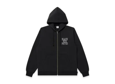 BlackEyePatch Stencil Logo Embroidered Zip Hoodie "Black"