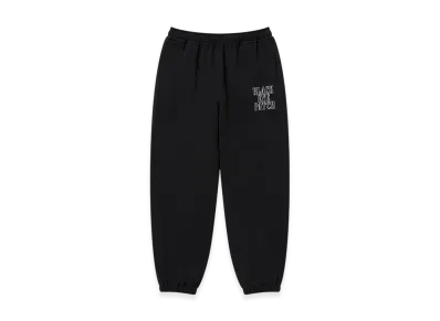 BlackEyePatch Stencil Logo Embroidered Sweat Pants "Black"