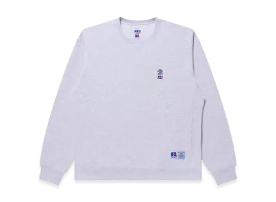 BlackEyePatch x Russell Athletic Small Og Pro Cotton Crewneck Sweat "Ash"