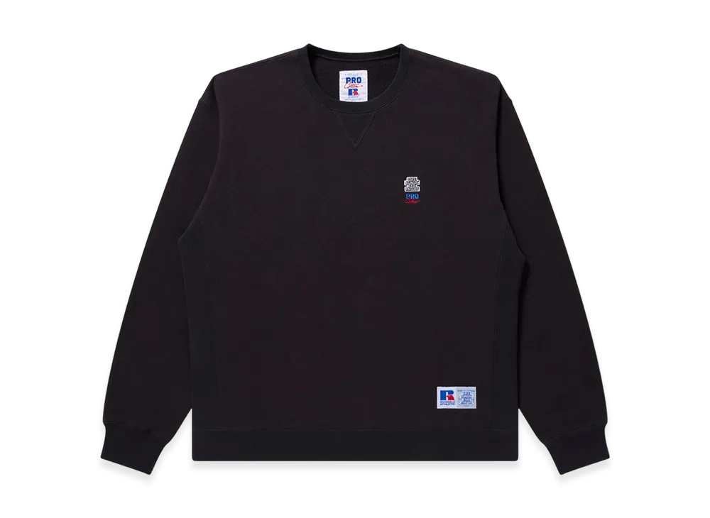 BlackEyePatch x Russell Athletic Small Og Pro Cotton Crewneck Sweat "Black"
